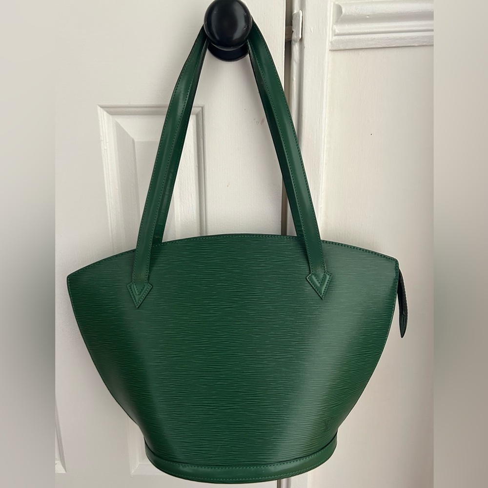 Louis Vuitton Epi Saint Jacques Green Tote Bag